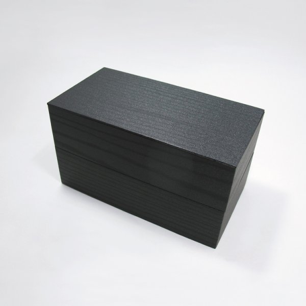 画像2: 久松黒 長角二段折（大）　＠212／1箱60入 (2)