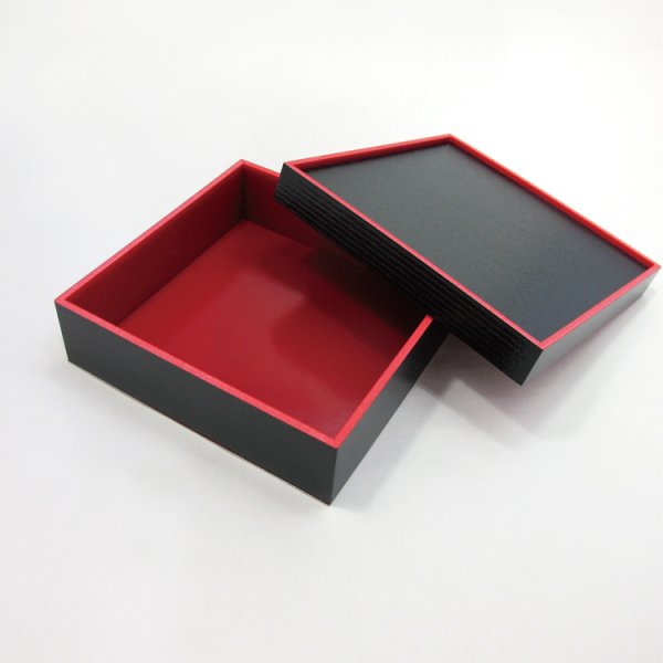 画像3: 【売切超特価！】 148角 紅黒かぶせ折　黒or赤　　　1箱120入 (3)