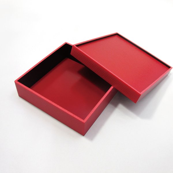 画像4: 【売切超特価！】 148角 紅黒かぶせ折　黒or赤　　　1箱120入 (4)