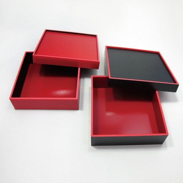 画像6: 【売切超特価！】 148角 紅黒かぶせ折　黒or赤　　　1箱120入 (6)